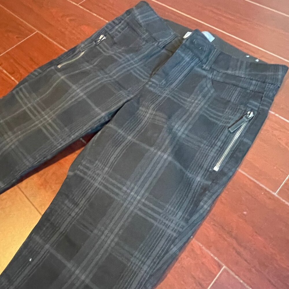 Wit & Wisdom Plaid Work Slacks
